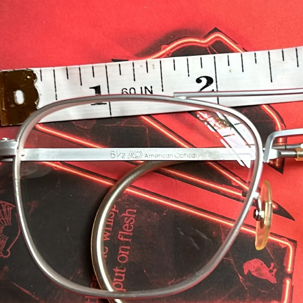 American Optical | ‘Original Pilot’ Silver Grey Vintage 6 1/2